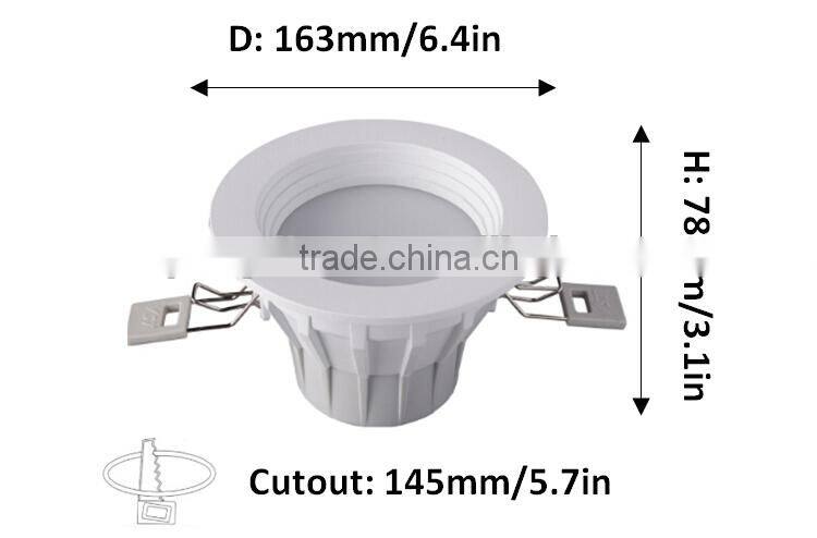 LED downlight 14w with 145mm cut out / LED showroom light / Lighting modern 2015