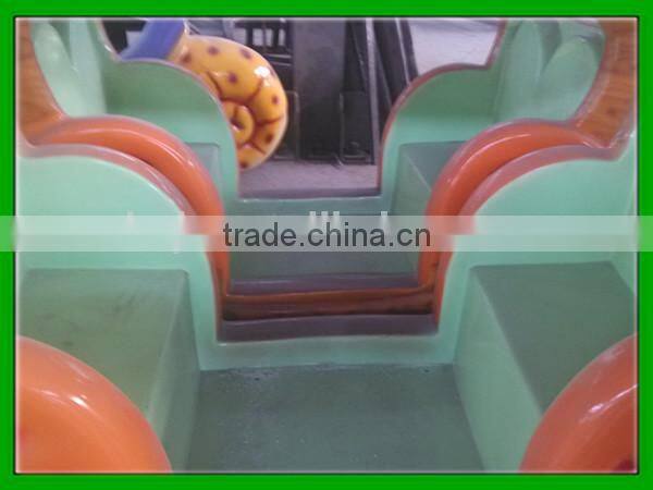 Electric track train with customized track electric kiddie train for sale