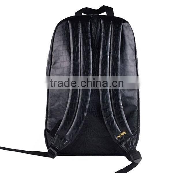 PU leather backpack for outdoor travelling