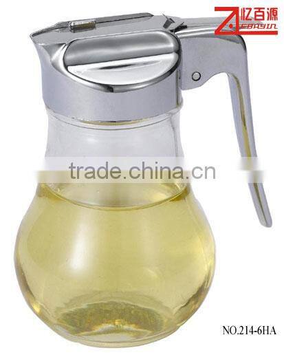 hot selling glass honey dispenser,honey jars with various lids