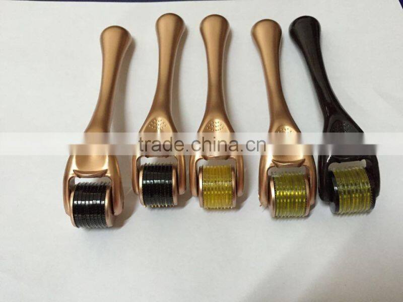 Microneedles for skin care, Derma Roller titanium needles