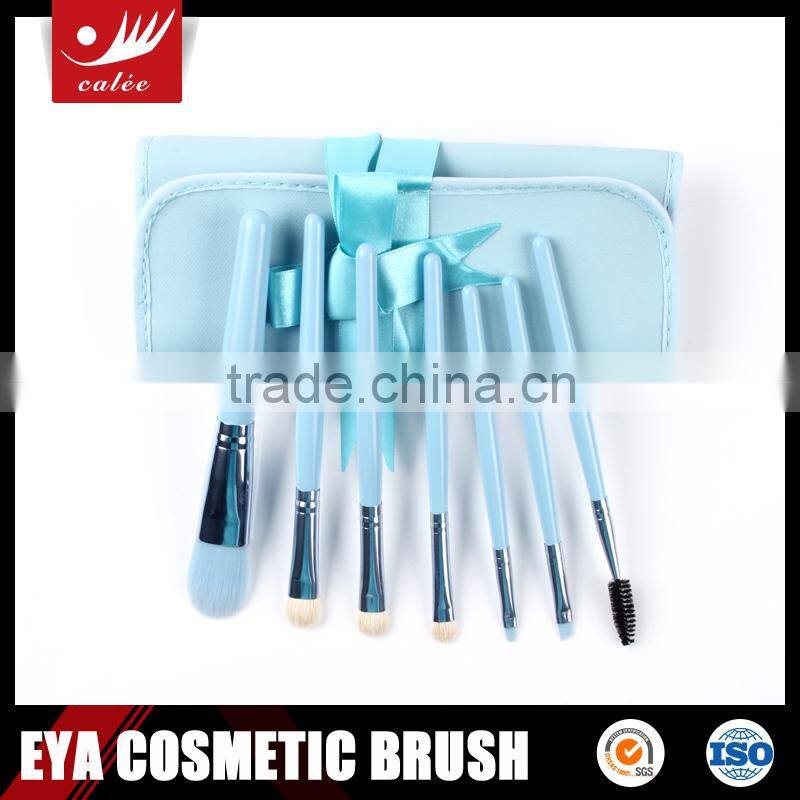 7pcs New fashion lovely blue mcosmetic kits for girls