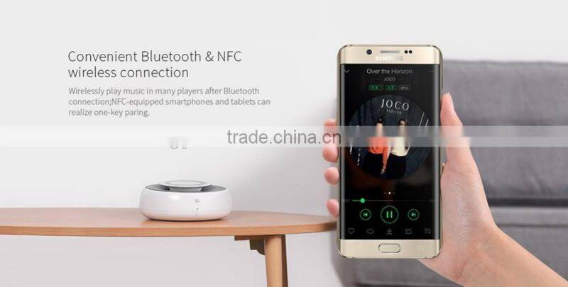 Nillkin Cozy NFC Bluetooth Speaker with MC2 Wireless Charger Alarm Clock Support Phone Call Aux Audio Input Fashion Ornaments