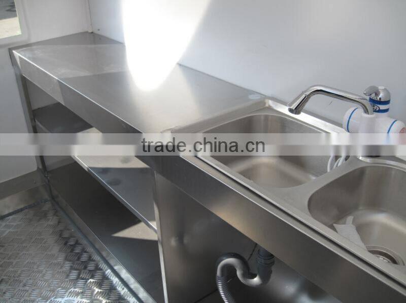 2015 Hot Sale factory price. snack customized Multi-Functional fast mobile street food truck