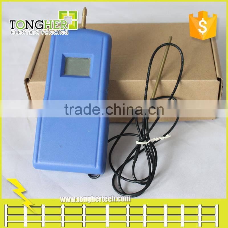 LCD large range electric fence voltmeter electric fence tester/farm fence voltmeter
