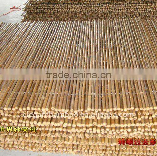 carbonized bamboo fence