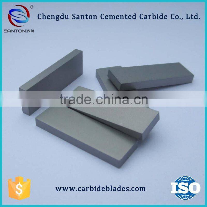 K20 cemented carbide cutting blade for woodworking with double holes