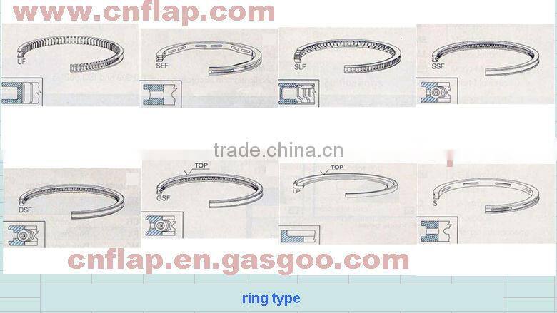 sterling silver piston ring settings
