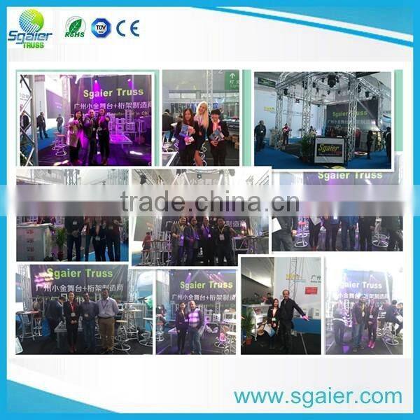 6m Wide Crank Triangular Trussing Mobile DJ Lighting Truss System