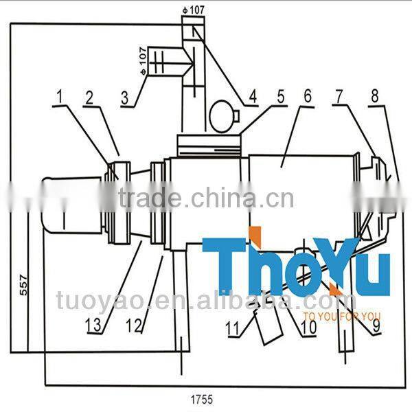 Advanced Technology Screw Solid Liquid Separating Machine