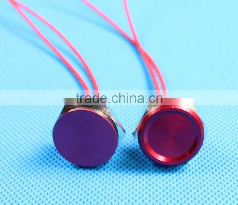 Daier 16mm stainless steel waterproof piezo switch