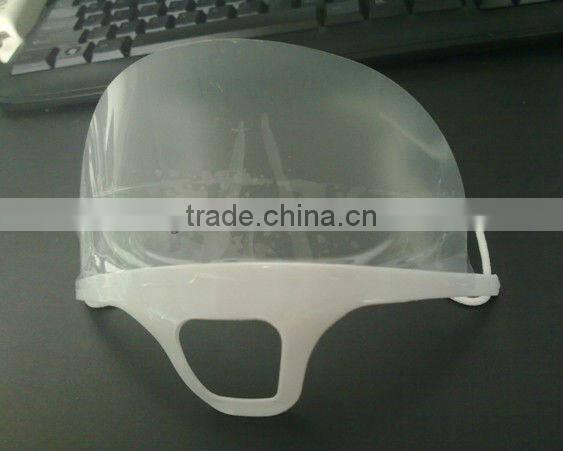 Transparent Protective Face Mask with Splash Shield