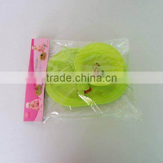 4pcs oval plate dinerware plastic picnic set