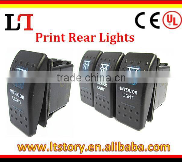 backlit dual color switch