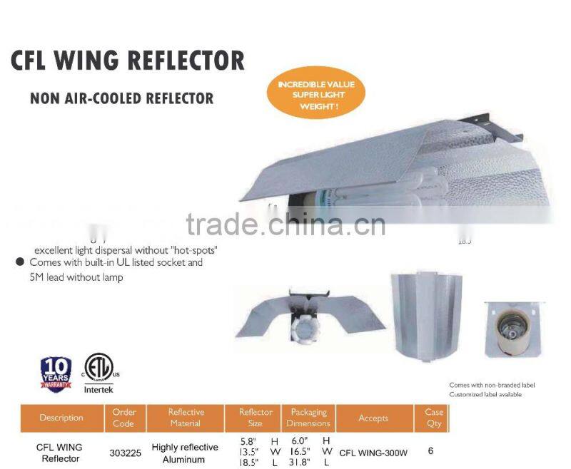 SINOWELL Excellent Light Dispersal No Hot Spot 300w CFL Grow Lights