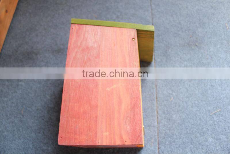 FSCHandmade Eco-friendly wooden decorated bird house