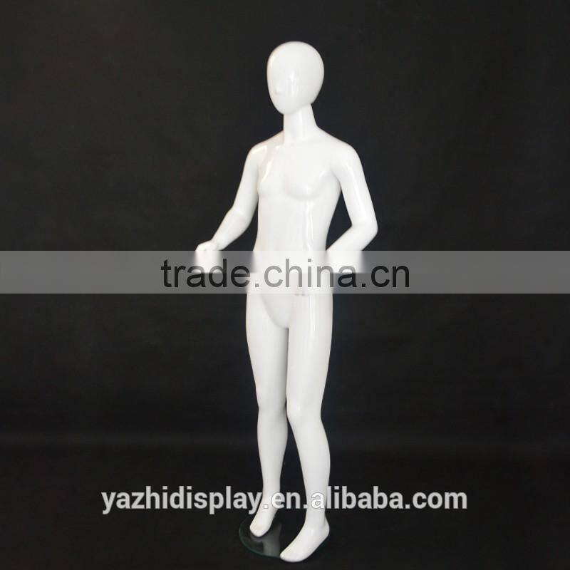 Removeable head teenage boy mannequin for clothes display