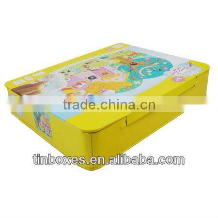 children Puzzles packing tin box