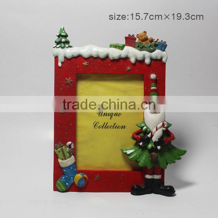 Custom Beautiful Resin Polyresin Christmas Photo Frame