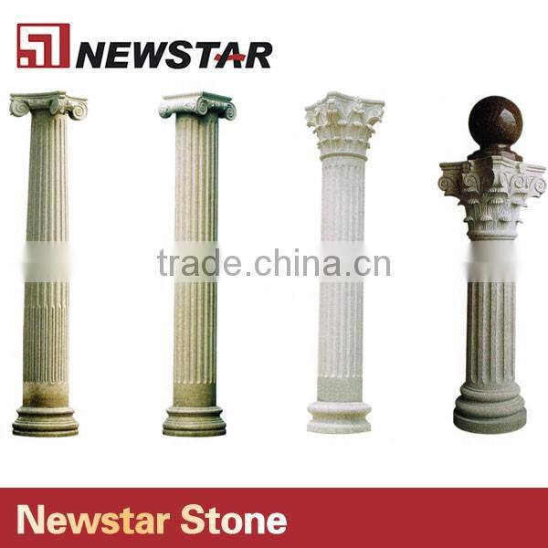 Newstar roman cap granite gate pillar design