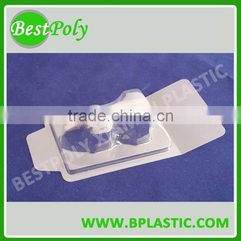 Clear clamshell packaging for chocolate, chocolate clamshell packing