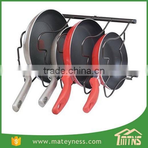 Kitchen Cabinet Pantry Pot and Pan Organizer Rack