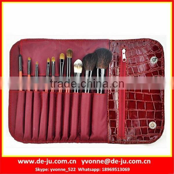 Luxury Package Oval Makeup Brush Set 10pcs