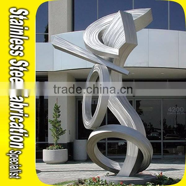Outdoor Sculpture Stainless Steel Garden Sculpture Stand Sculpture