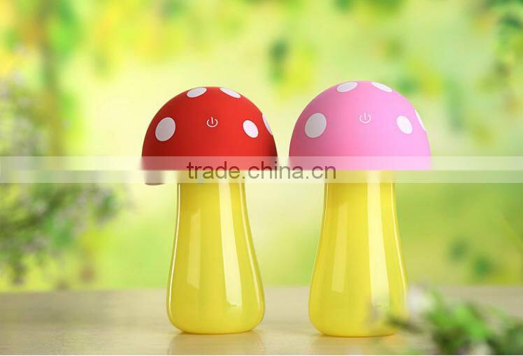 Factory Mushroom Light Lamp Humidifier, House/Office Table Mini Air Humidifier