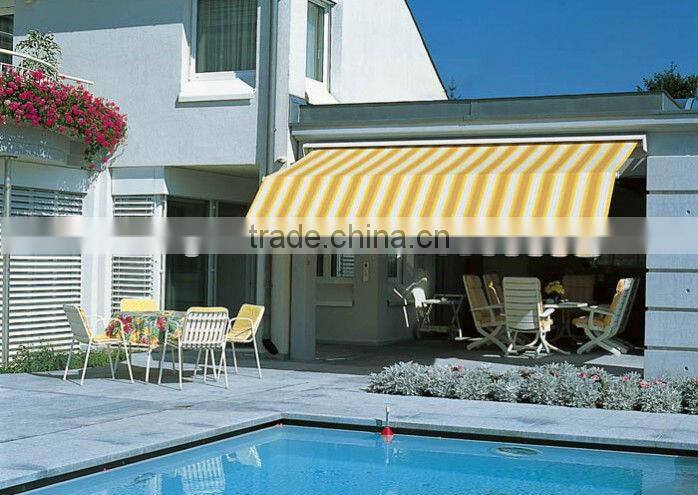 2014 hot sale aluminum half-cassette awning retractable roof