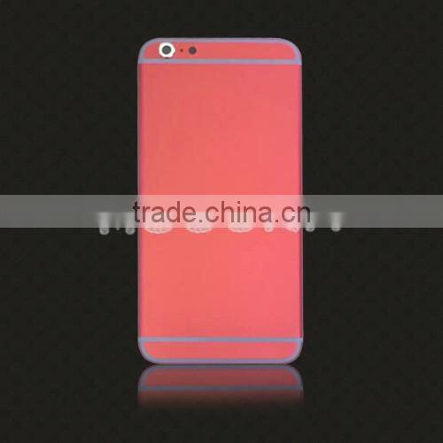 For iphone6 plus matt housing, colorful housing back case, black matt housing for iphone6 plus
