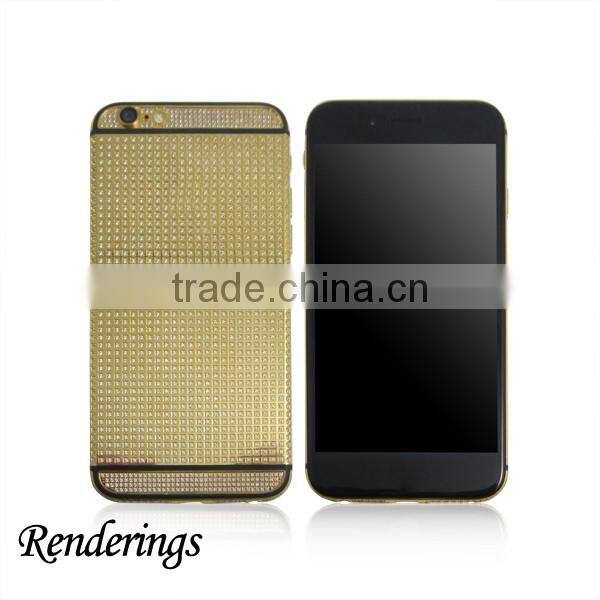 Hot new products for 2015 for iphone 6s/6s plus gold housing replacement,for iphone 6s diamond housing