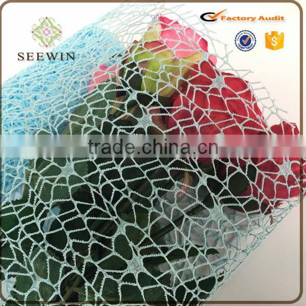 New style fancy cheap lace mesh for floral paper