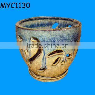 Indoor decorative ceramic orchid pot