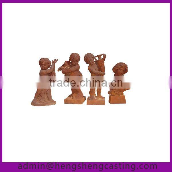 Interior decoration cast iron Sculpture head /human statue