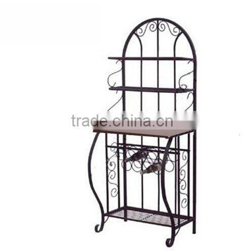 Kitchen Storage Rack Shelf Bar Bottle holder