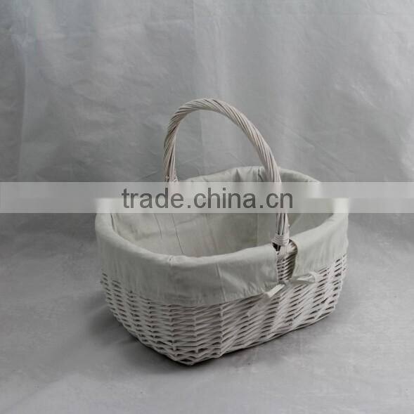 hot sell cheap hand weave rattan flower basket / fruit basekt decoration / wicker storage basket