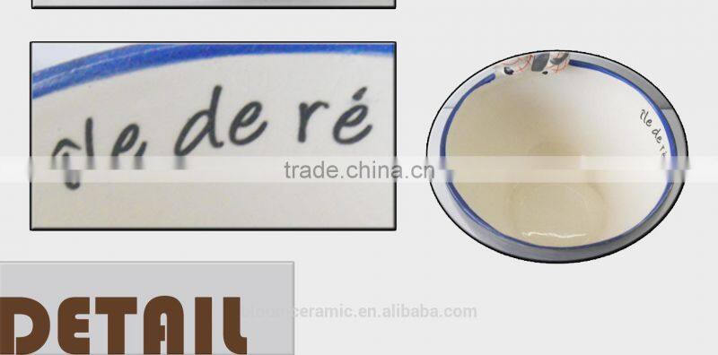 simple bloom oversized ceramic donkey bowl