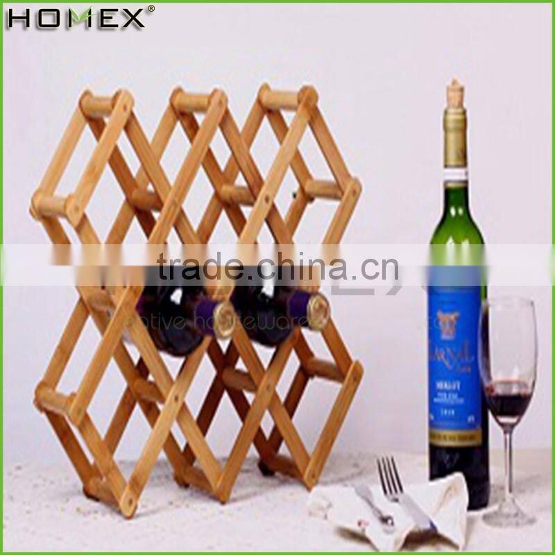 High Quality Bamboo Wine Rack/Wine Bottle Holder/Wine Holder/Homex_Factory