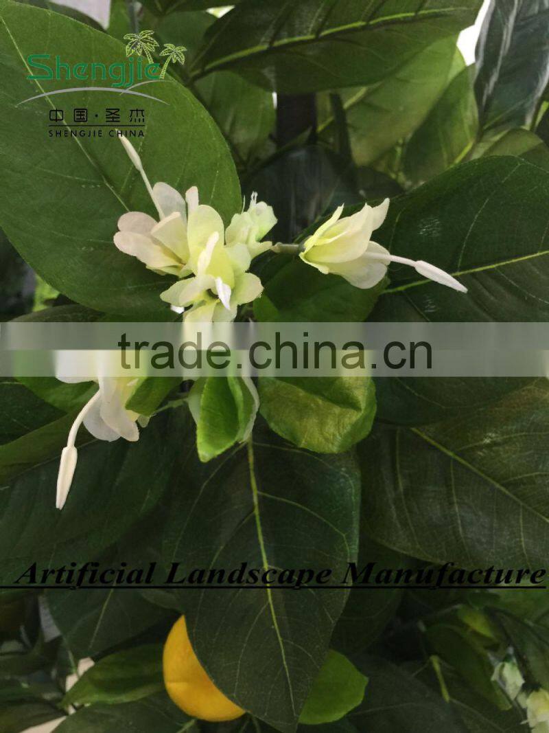 SJ10#180762 indoor artificial lemon tree bonsai ,2015 new arrival and high simulation tree GuangZhou