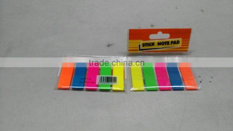 20pcs one color 80pcs PET stick note pad