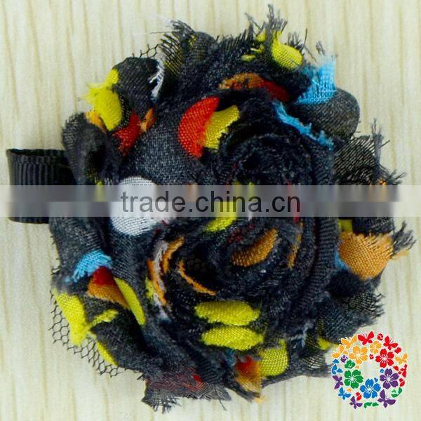Wholesale Supply New Arrival Many Colors Beautiful Petal Flower Chiffon Flower Shabby Flower