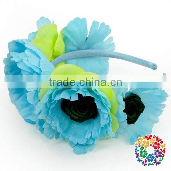 vintage colorful flower baby kids latest hairband designs