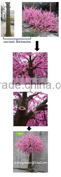 GNW BLS041-1 5 ft pink artificial decoration centerpiece tree for wedding reception decoration