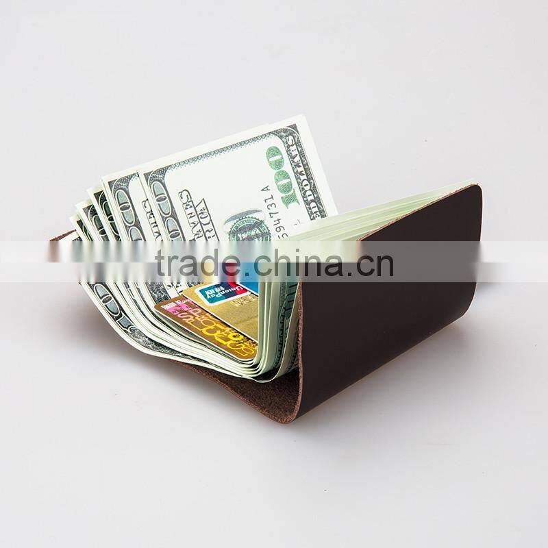 Wholesale Genuine Leather Card Holder Card Socket Pocket Simple Fashion Style