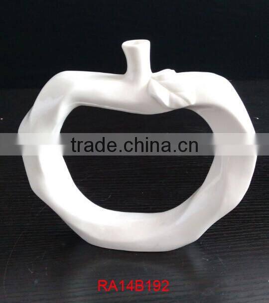 Factory supply Ceramic Apple Shaped bottle