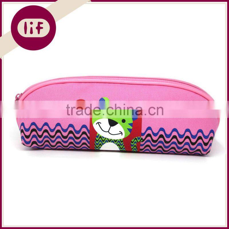 Lovely Cartoon Printing Canvas Pencil bag, Tiger Printing Pencil Bag,Canvas Pencil Bag