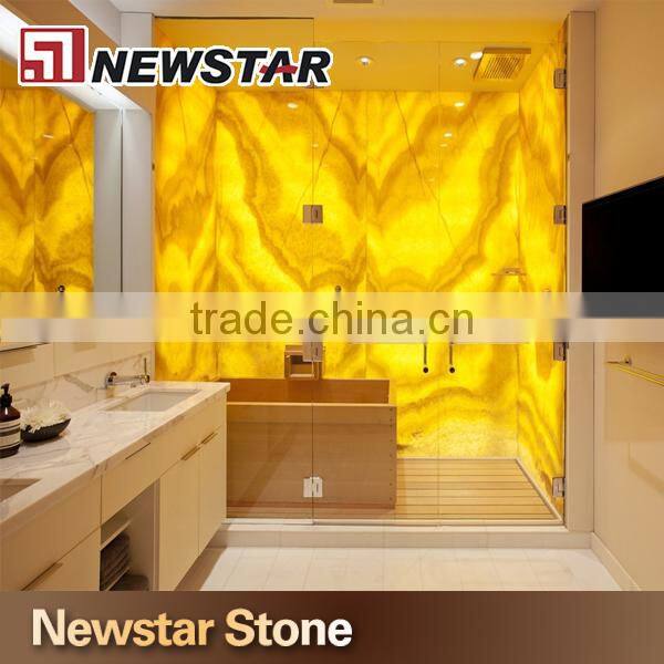 Natural Onyx Bathroom Stone Wall Panel