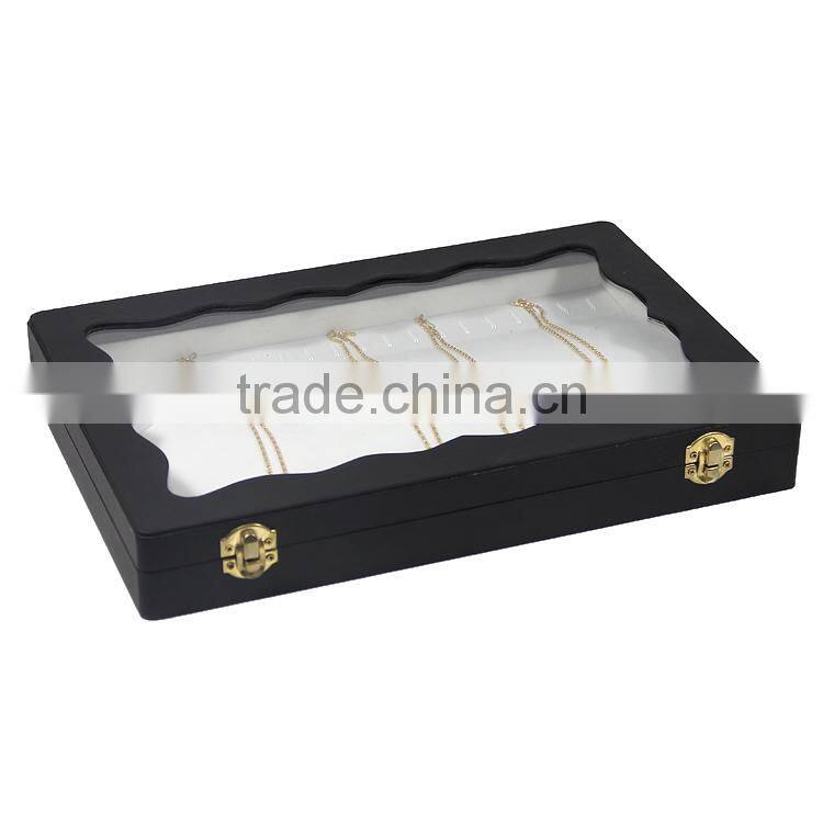 Leather Necklace Tray bracelet display(HZ-15)