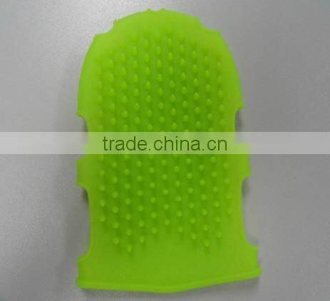 Pet supplies brush dog bath brush rubber toe dog supplies dog gloves for shower